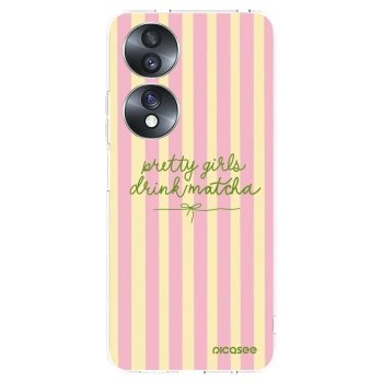 Picasee διαφανής θήκη σιλικόνης Honor 70 - Pretty matcha