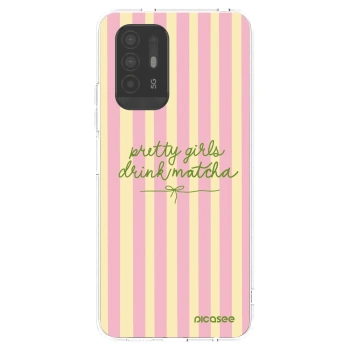 Picasee διαφανής θήκη σιλικόνης OPPO A94 5G - Pretty matcha