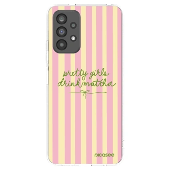 Picasee διαφανής θήκη σιλικόνης Samsung Galaxy A73 5G - Pretty matcha