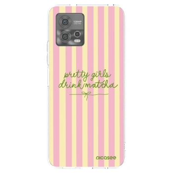 Picasee διαφανής θήκη σιλικόνης Motorola Moto G72 - Pretty matcha