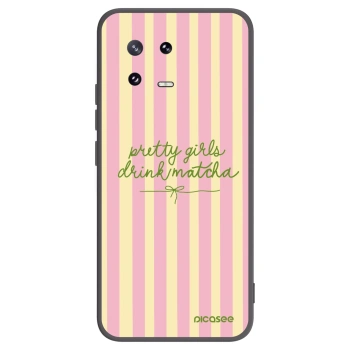 Picasee Μαύρη θήκη σιλικόνης για Xiaomi 13 Pro - Pretty matcha