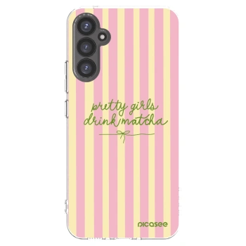 Picasee διαφανής θήκη σιλικόνης Samsung Galaxy A34 5G A346B - Pretty matcha