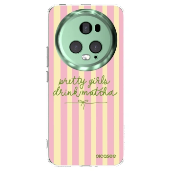 Picasee διαφανής θήκη σιλικόνης Honor Magic5 Pro - Pretty matcha