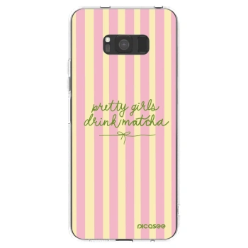 Picasee διαφανής θήκη σιλικόνης Samsung Galaxy S8 G950F - Pretty matcha
