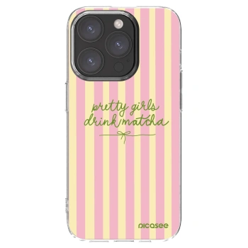Picasee διαφανής θήκη σιλικόνης Apple iPhone 15 Pro - Pretty matcha