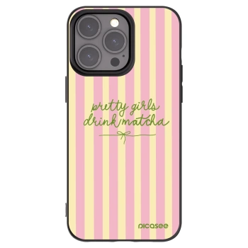 Picasee Μαύρη θήκη σιλικόνης για Apple iPhone 15 Pro Max - Pretty matcha