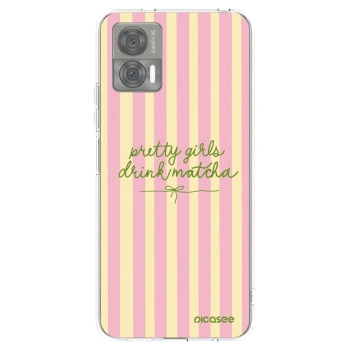 Picasee διαφανής θήκη σιλικόνης Motorola Edge 30 Neo - Pretty matcha