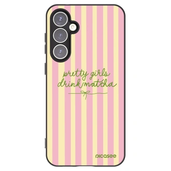 Picasee Μαύρη θήκη σιλικόνης για Samsung Galaxy S23 FE S711B - Pretty matcha
