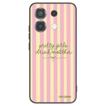 Picasee Μαύρη θήκη σιλικόνης για Xiaomi Poco X6 - Pretty matcha