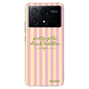 Picasee διαφανής θήκη σιλικόνης Xiaomi Poco X6 Pro - Pretty matcha