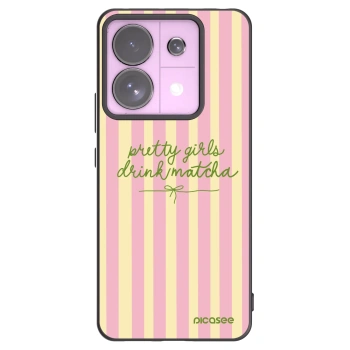 Picasee Μαύρη θήκη σιλικόνης για Xiaomi Redmi Note 13 Pro 5G - Pretty matcha