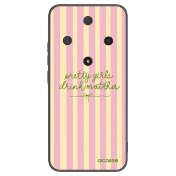 Picasee Μαύρη θήκη σιλικόνης για Honor Magic6 Lite 5G - Pretty matcha