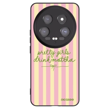 Picasee Μαύρη θήκη σιλικόνης για Xiaomi 14 Ultra - Pretty matcha