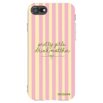 Picasee διαφανής θήκη σιλικόνης Apple iPhone 7 - Pretty matcha