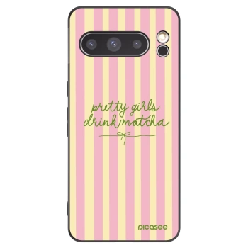 Picasee Μαύρη θήκη σιλικόνης για Google Pixel 8 Pro - Pretty matcha