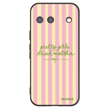 Picasee Μαύρη θήκη σιλικόνης για Google Pixel 9 - Pretty matcha