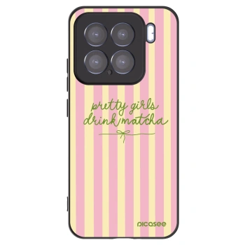 Picasee Μαύρη θήκη σιλικόνης για Xiaomi 15 - Pretty matcha