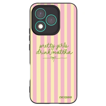 Picasee Μαύρη θήκη σιλικόνης για Honor 400 Lite 5G - Pretty matcha