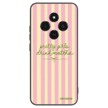 Picasee Μαύρη θήκη σιλικόνης για Xiaomi Poco C75 - Pretty matcha