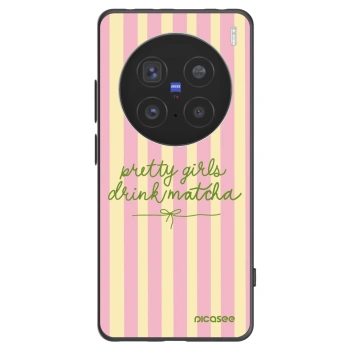 Picasee Μαύρη θήκη σιλικόνης για Vivo X200 Pro - Pretty matcha