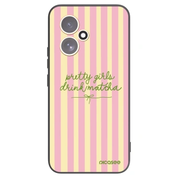 Picasee Μαύρη θήκη σιλικόνης για Honor 400 5G - Pretty matcha