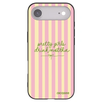 Picasee Μαύρη θήκη σιλικόνης για Apple iPhone Air - Pretty matcha