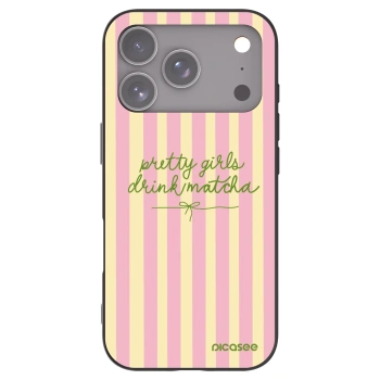 Picasee Μαύρη θήκη σιλικόνης για Apple iPhone 17 Pro - Pretty matcha