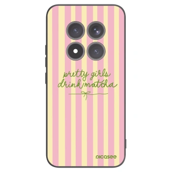 Picasee Μαύρη θήκη σιλικόνης για Xiaomi Redmi Note 15 Pro+ - Pretty matcha