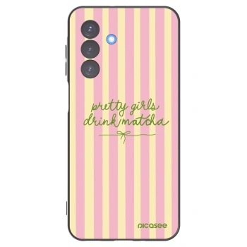 Picasee Μαύρη θήκη σιλικόνης για Samsung Galaxy A17 5G - Pretty matcha