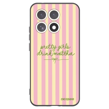 Picasee Μαύρη θήκη σιλικόνης για Xiaomi 15T - Pretty matcha