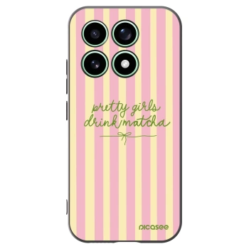 Picasee Μαύρη θήκη σιλικόνης για Xiaomi 17 - Pretty matcha