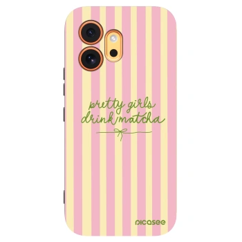 Picasee Μαύρη θήκη σιλικόνης για Honor 600 - Pretty matcha