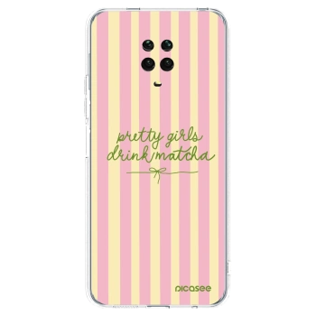 Picasee διαφανής θήκη σιλικόνης Xiaomi Redmi Note 9 Pro - Pretty matcha