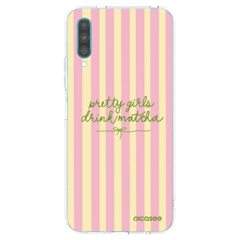 Picasee διαφανής θήκη σιλικόνης Samsung Galaxy A30s A307F - Pretty matcha