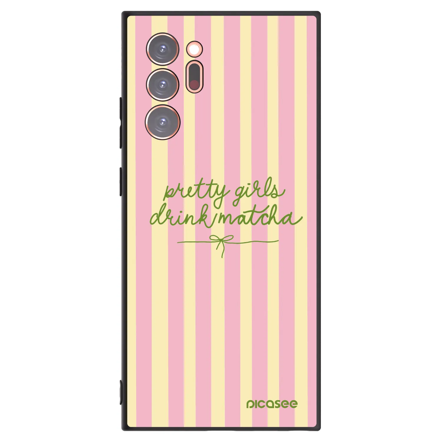 Picasee Μαύρη θήκη σιλικόνης για Samsung Galaxy Note 20 Ultra - Pretty matcha