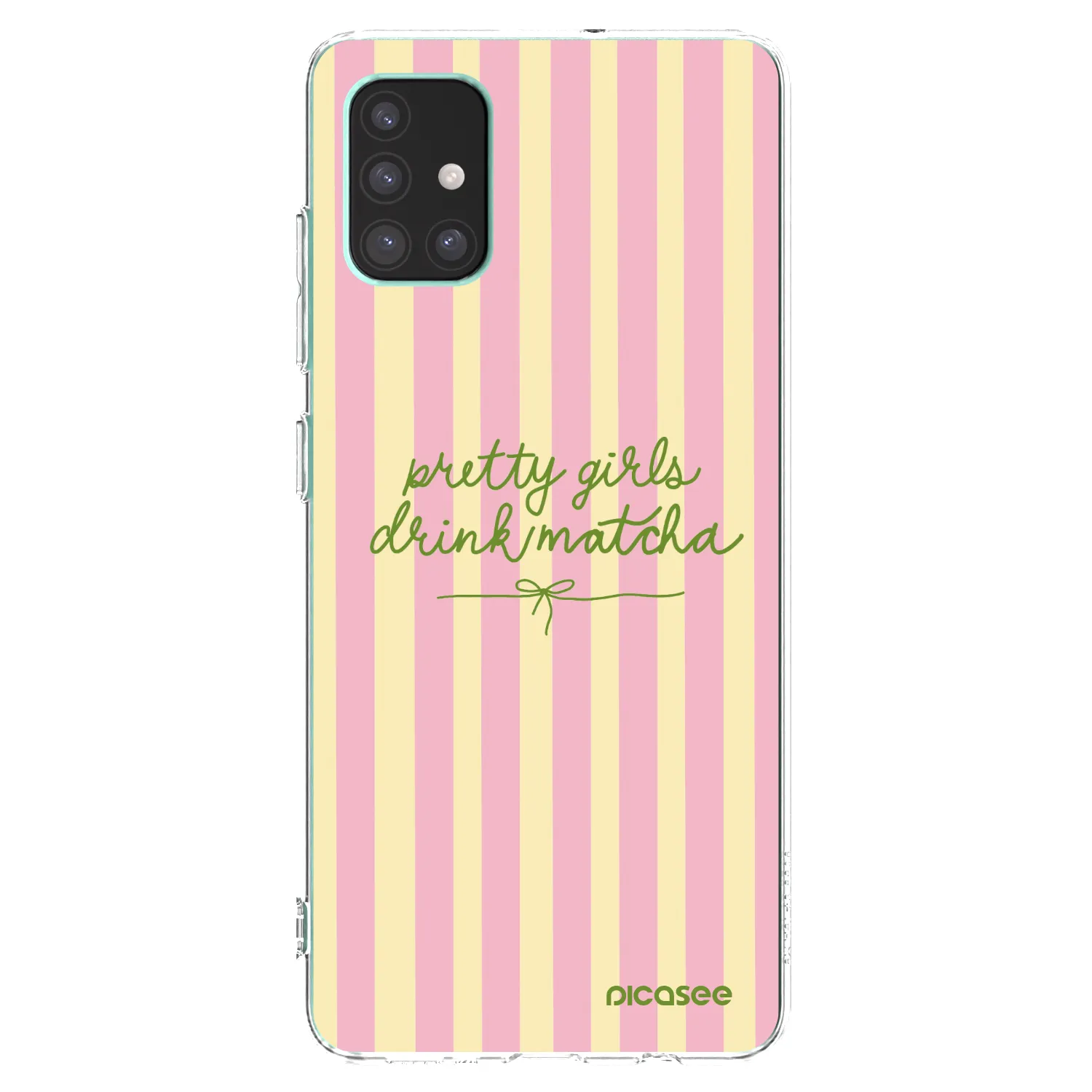 Picasee διαφανής θήκη σιλικόνης Samsung Galaxy M51 M515F - Pretty matcha