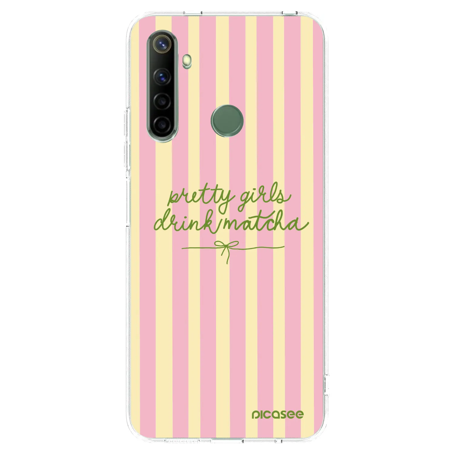 Picasee διαφανής θήκη σιλικόνης Realme 6i - Pretty matcha