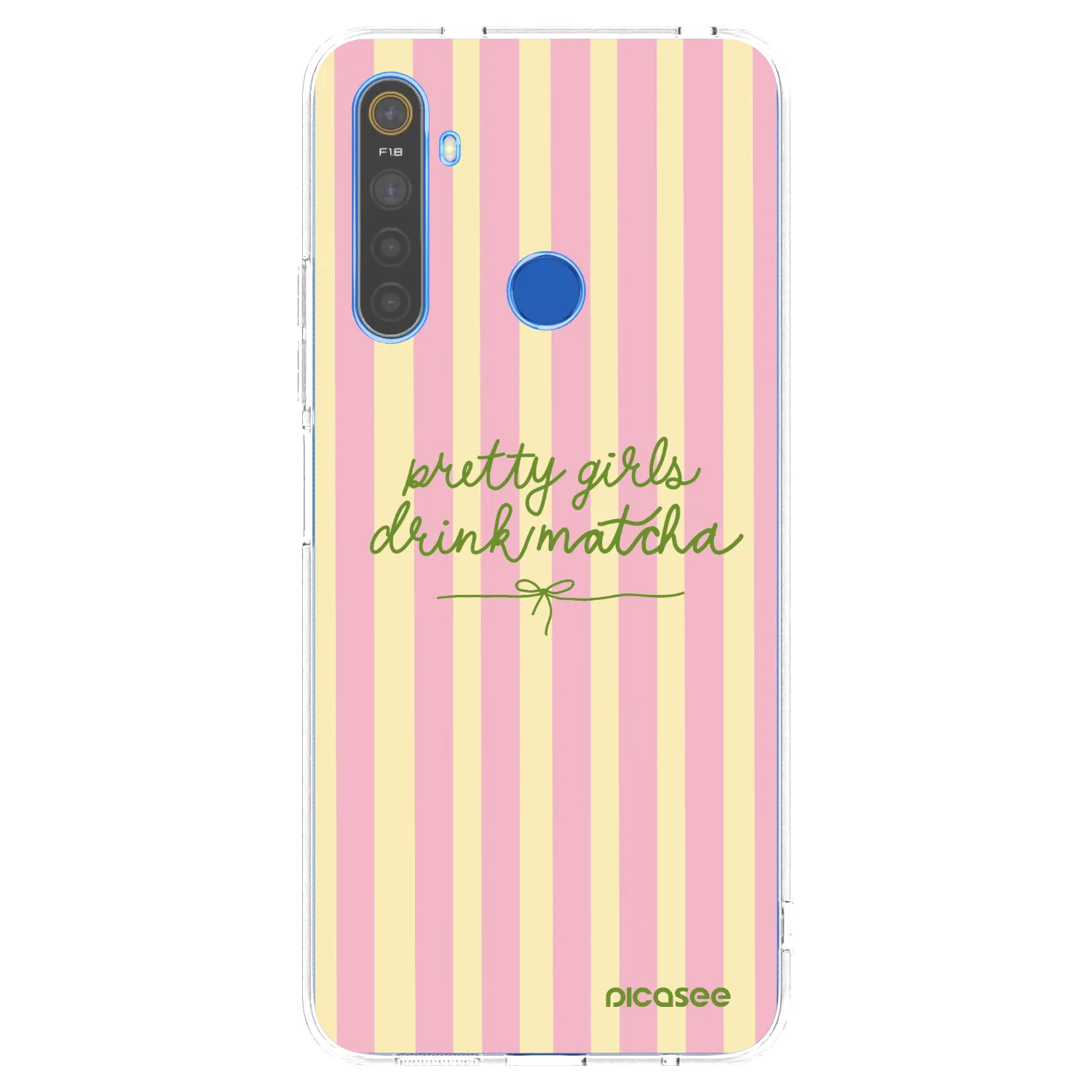 Picasee διαφανής θήκη σιλικόνης Realme 5 - Pretty matcha