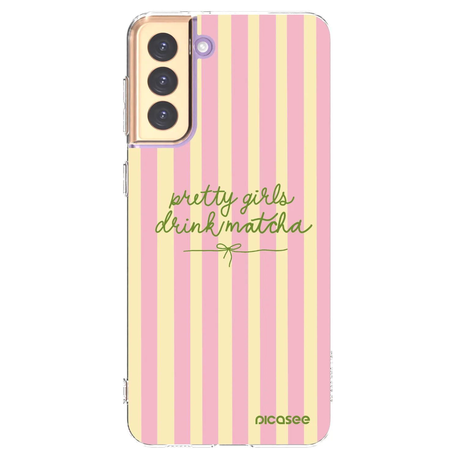 Picasee διαφανής θήκη σιλικόνης Samsung Galaxy S21+ 5G G996F - Pretty matcha