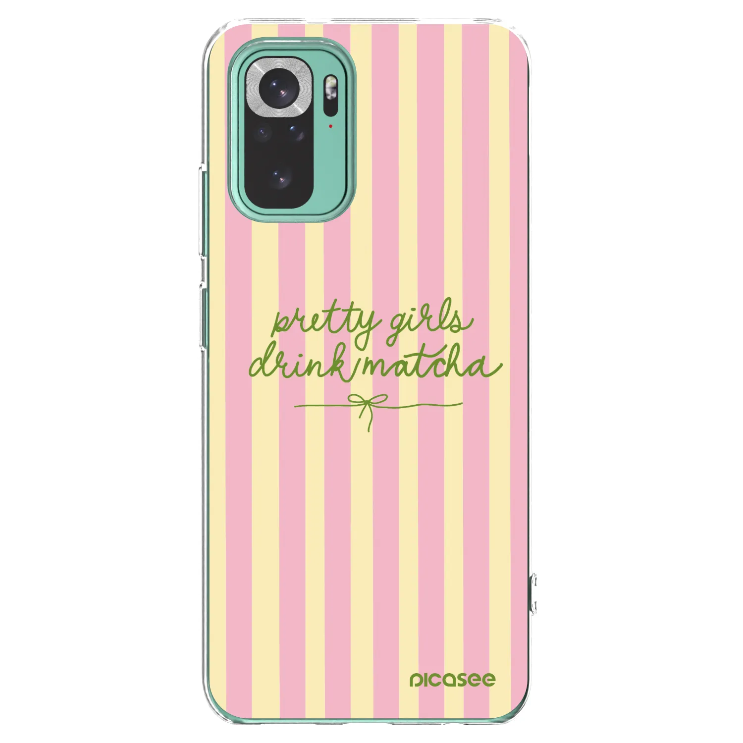 Picasee διαφανής θήκη σιλικόνης Xiaomi Redmi Note 10 Pro - Pretty matcha
