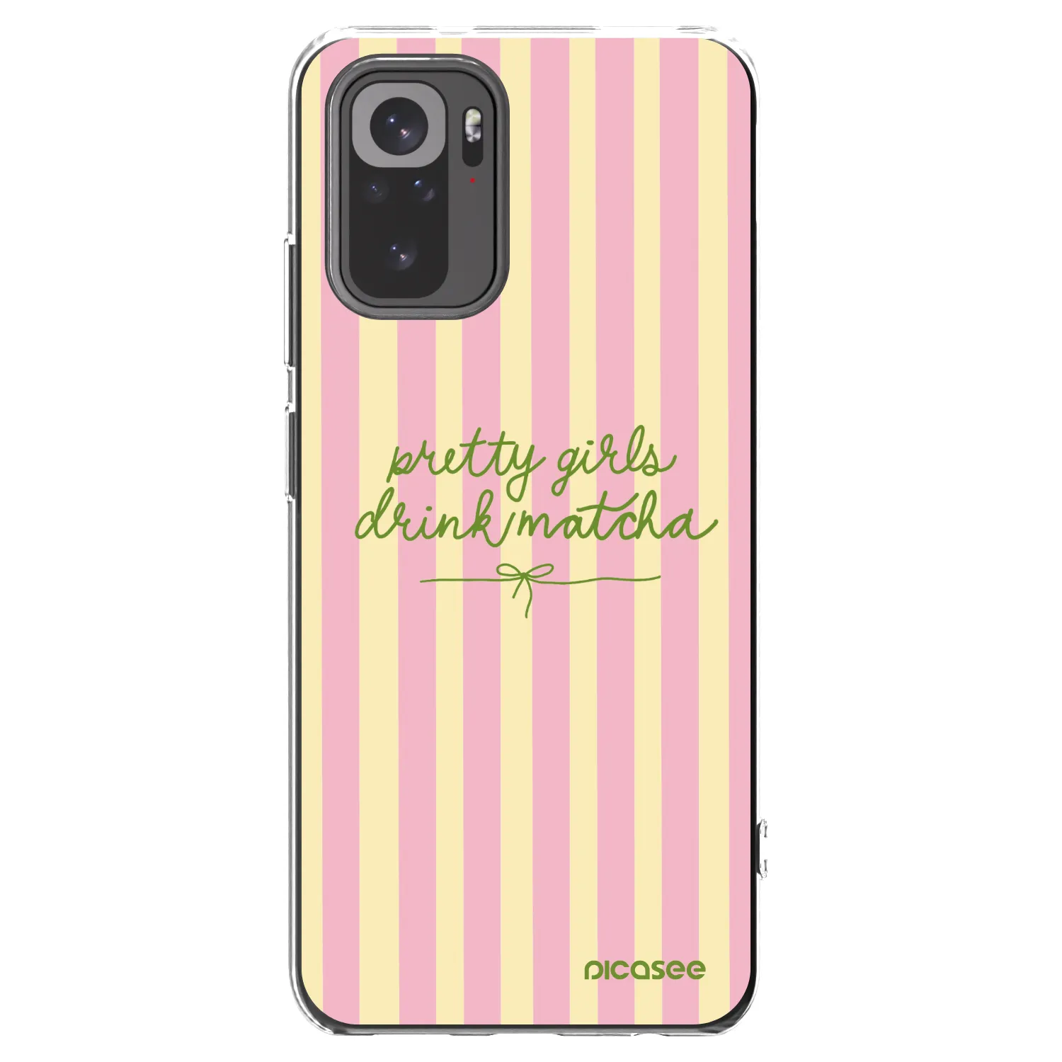 Picasee διαφανής θήκη σιλικόνης Xiaomi Redmi Note 10S - Pretty matcha