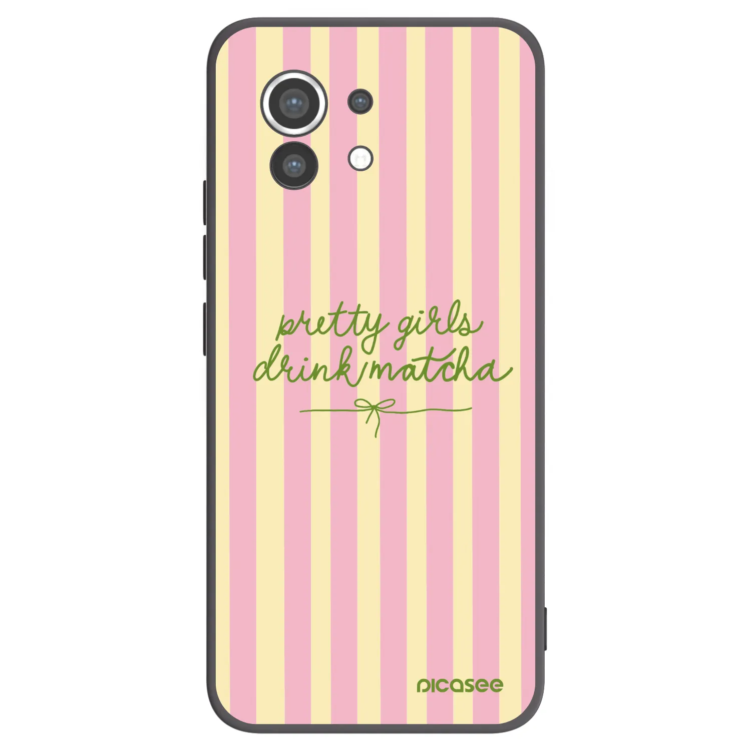 Picasee Μαύρη θήκη σιλικόνης για Xiaomi Mi 11 - Pretty matcha