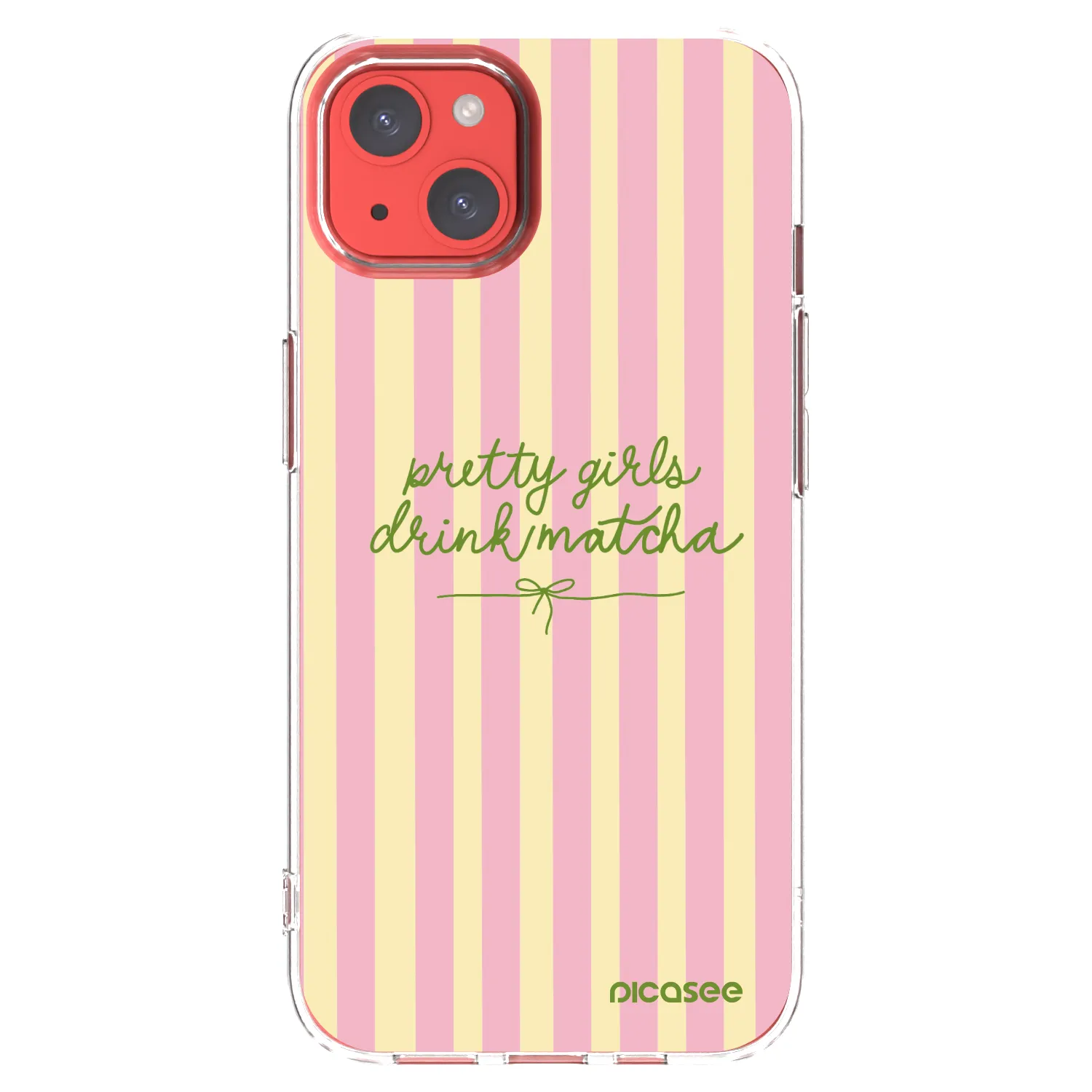 Picasee διαφανής θήκη σιλικόνης Apple iPhone 13 - Pretty matcha