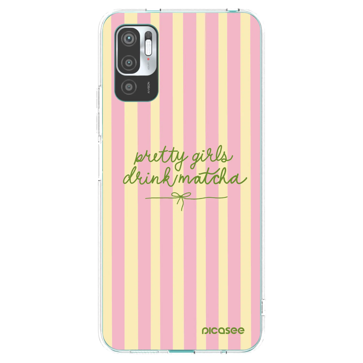Picasee διαφανής θήκη σιλικόνης Xiaomi Redmi Note 10 5G - Pretty matcha