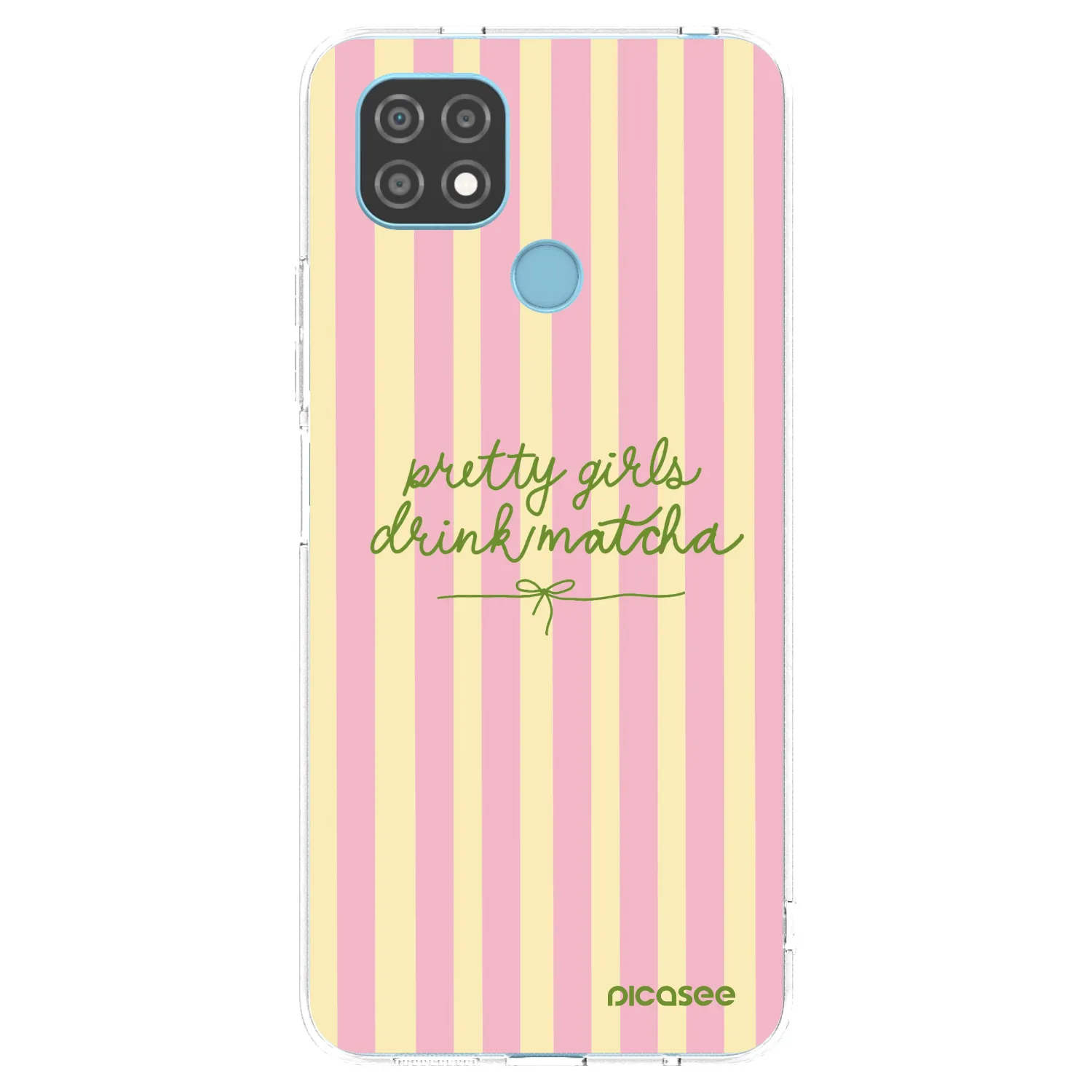 Picasee διαφανής θήκη σιλικόνης Realme C21 - Pretty matcha