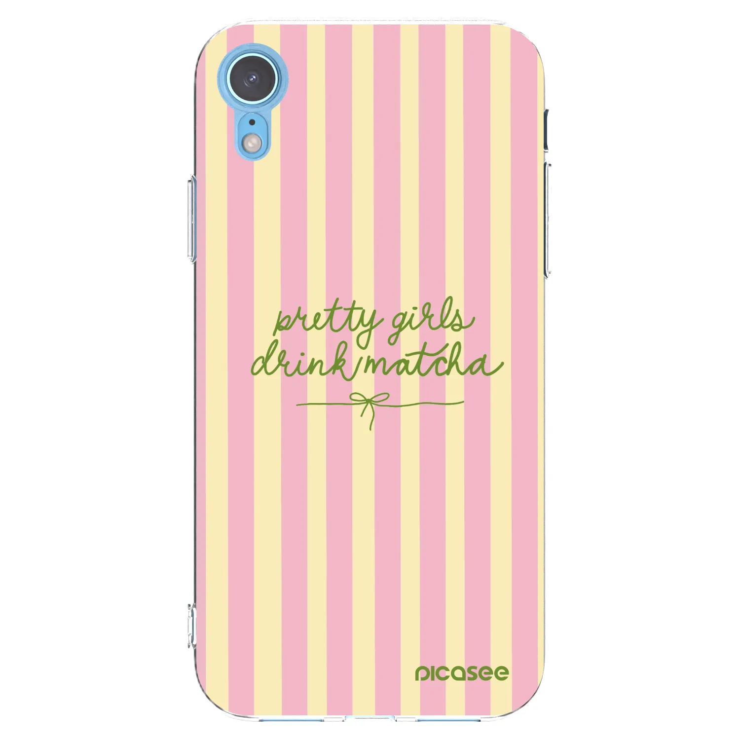 Picasee διαφανής θήκη σιλικόνης Apple iPhone XR - Pretty matcha
