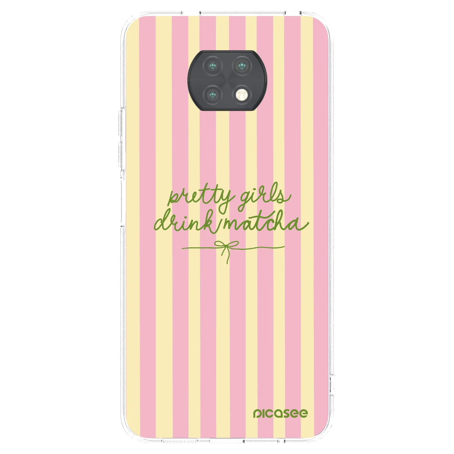 Picasee διαφανής θήκη σιλικόνης Xiaomi Redmi Note 9T - Pretty matcha