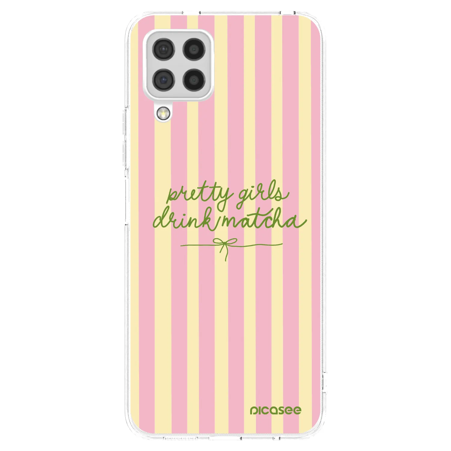 Picasee διαφανής θήκη σιλικόνης Samsung Galaxy A22 A225F 4G - Pretty matcha