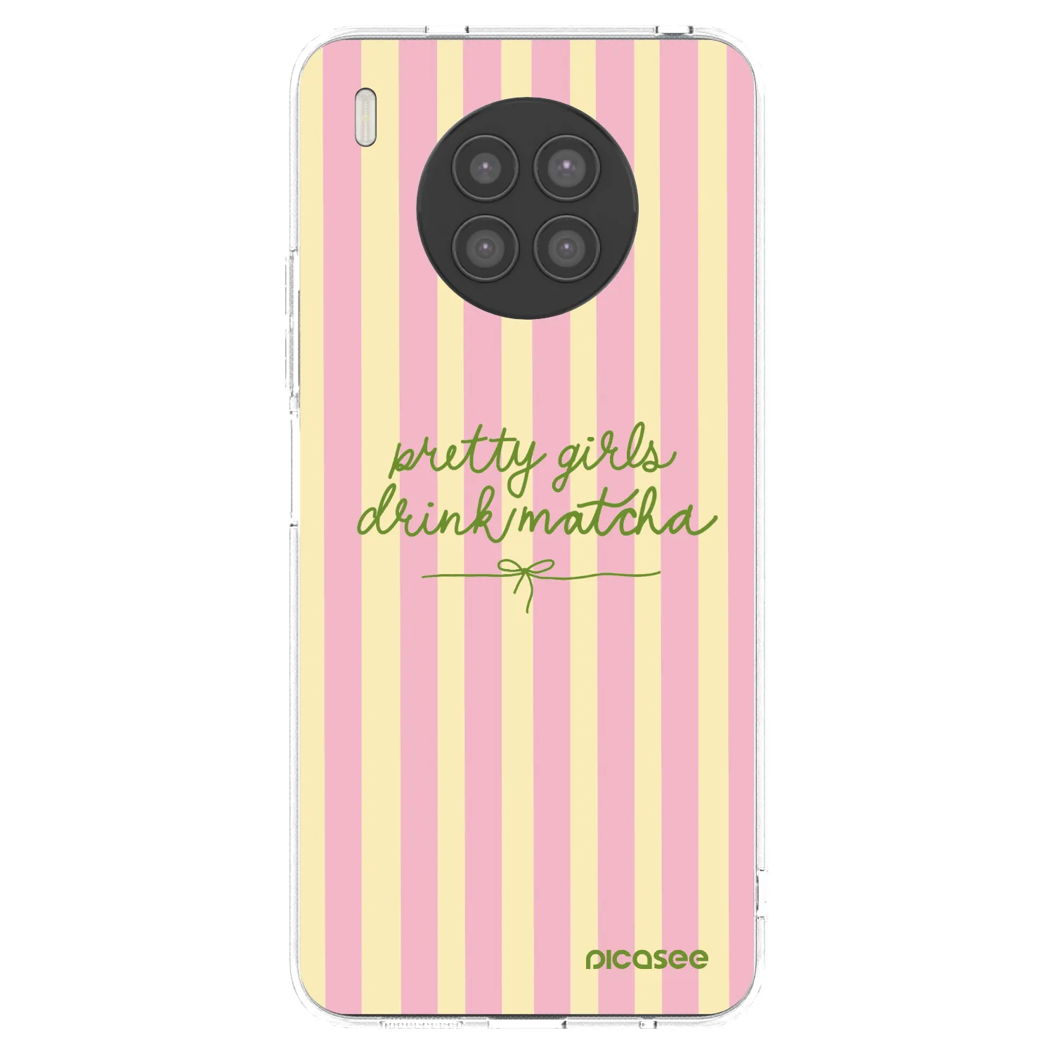 Picasee διαφανής θήκη σιλικόνης Huawei Nova 8i - Pretty matcha