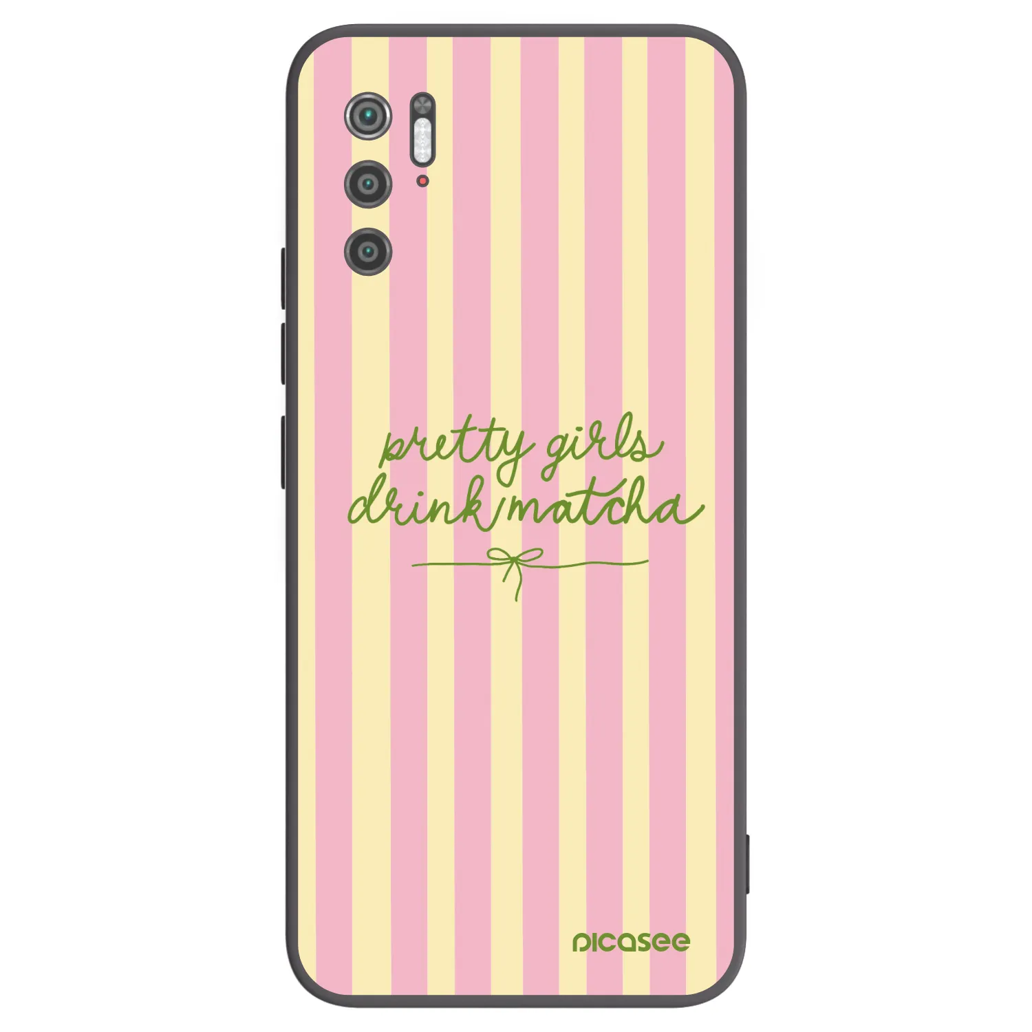 Picasee Μαύρη θήκη σιλικόνης για Xiaomi Poco M3 Pro 5G - Pretty matcha